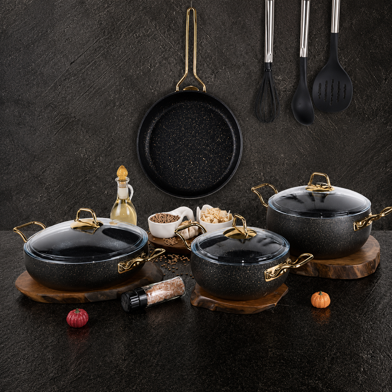Viva G-101 Granit Tencere Seti